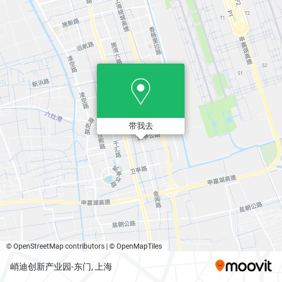 峭迪创新产业园-东门地图