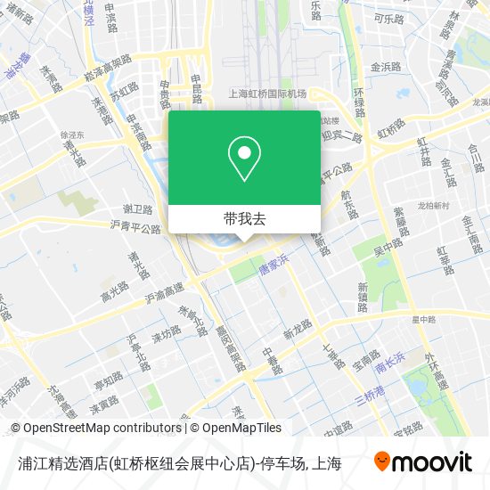 浦江精选酒店(虹桥枢纽会展中心店)-停车场地图