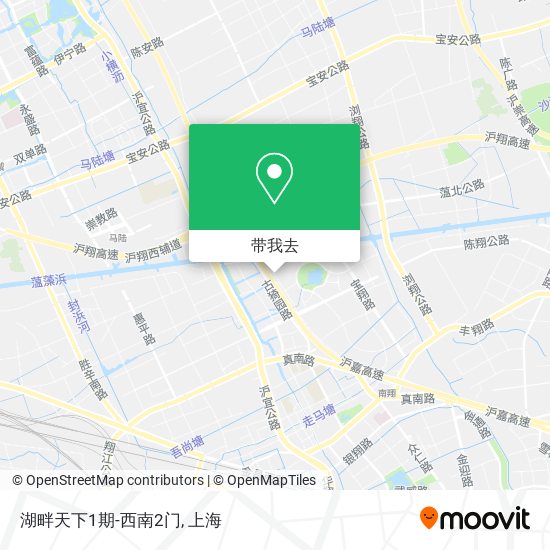 湖畔天下1期-西南2门地图