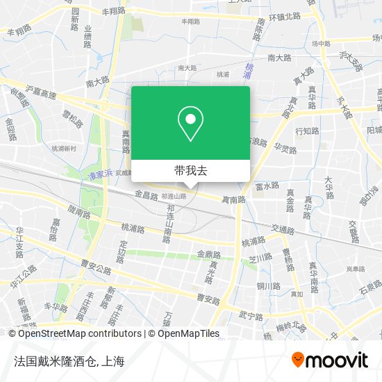 法国戴米隆酒仓地图