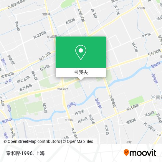 泰和路1996地图