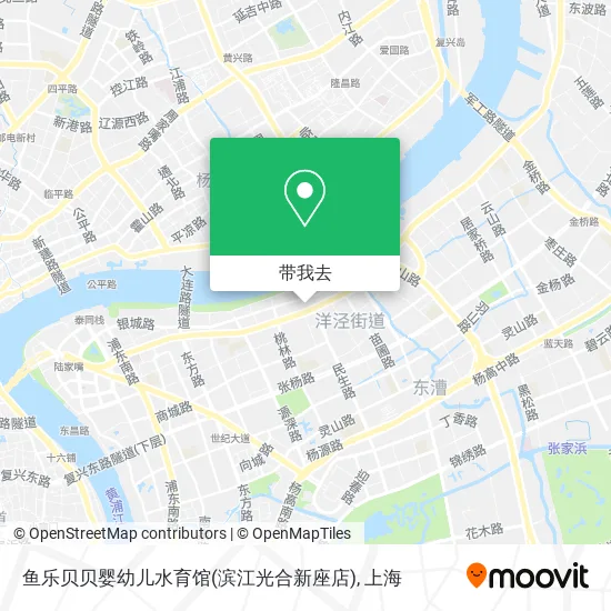 鱼乐贝贝婴幼儿水育馆(滨江光合新座店)地图