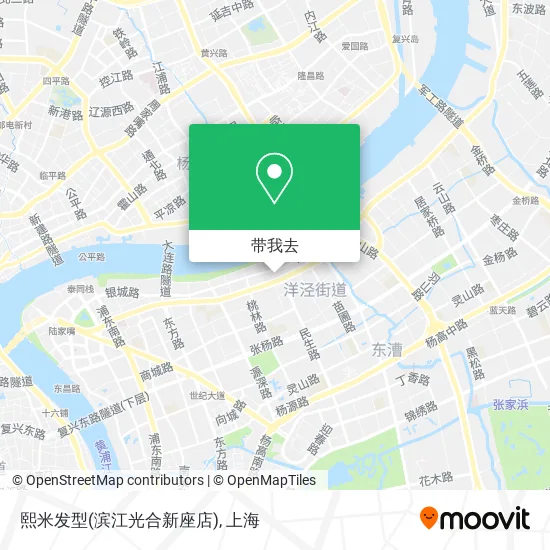 熙米发型(滨江光合新座店)地图