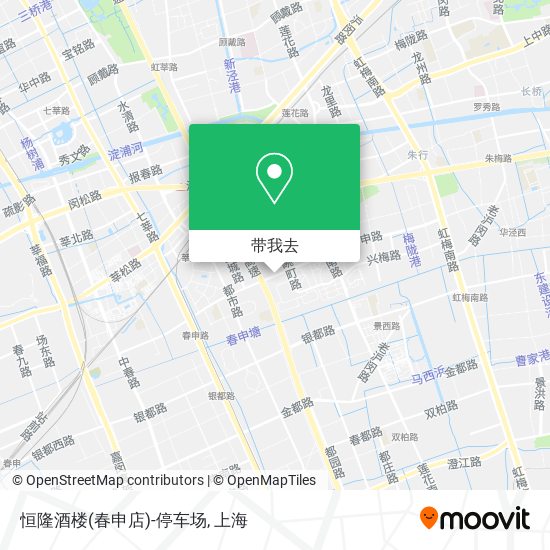 恒隆酒楼(春申店)-停车场地图