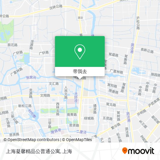上海凝馨精品公普通公寓地图