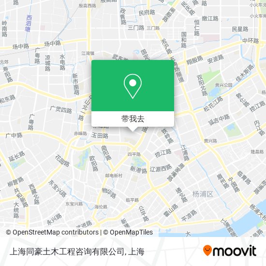 上海同豪土木工程咨询有限公司地图