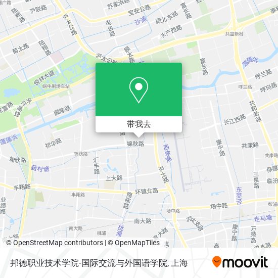 邦德职业技术学院-国际交流与外国语学院地图