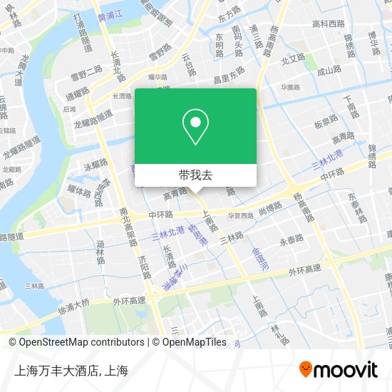 上海万丰大酒店地图