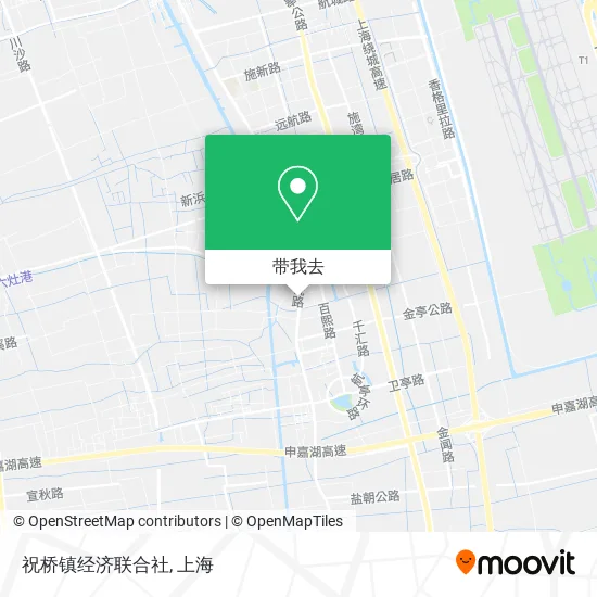 祝桥镇经济联合社地图