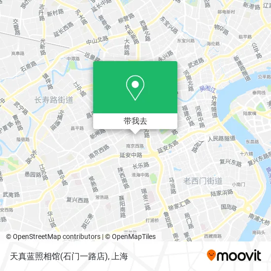 天真蓝照相馆(石门一路店)地图