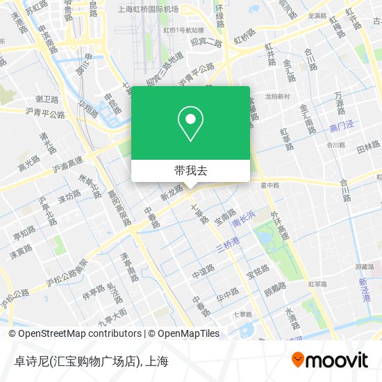 卓诗尼(汇宝购物广场店)地图