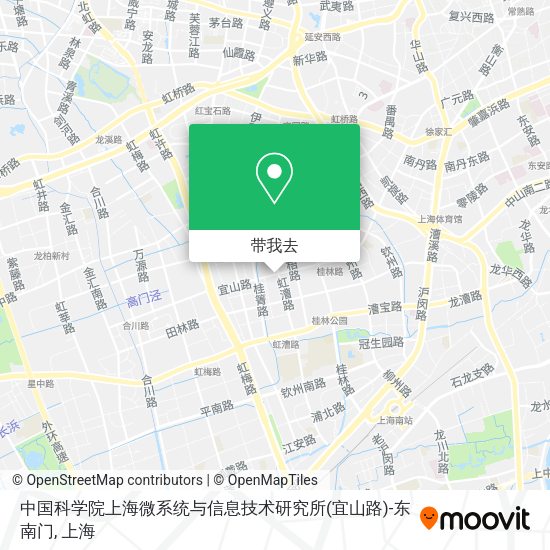 中国科学院上海微系统与信息技术研究所(宜山路)-东南门地图
