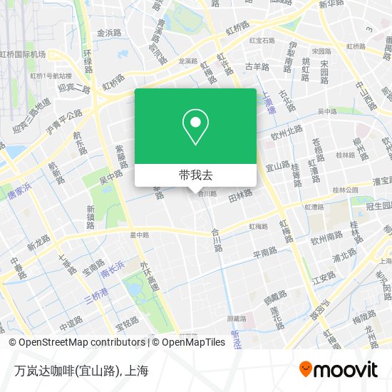 万岚达咖啡(宜山路)地图