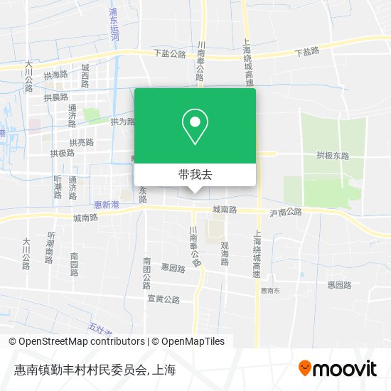 惠南镇勤丰村村民委员会地图