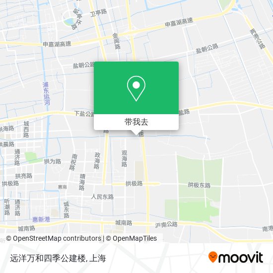 远洋万和四季公建楼地图