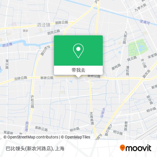 巴比馒头(新农河路店)地图