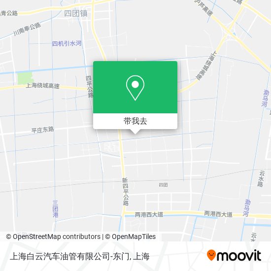 上海白云汽车油管有限公司-东门地图