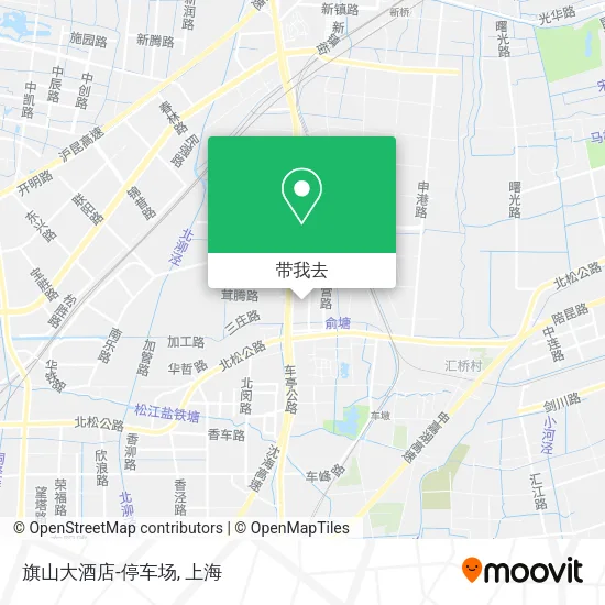 旗山大酒店-停车场地图
