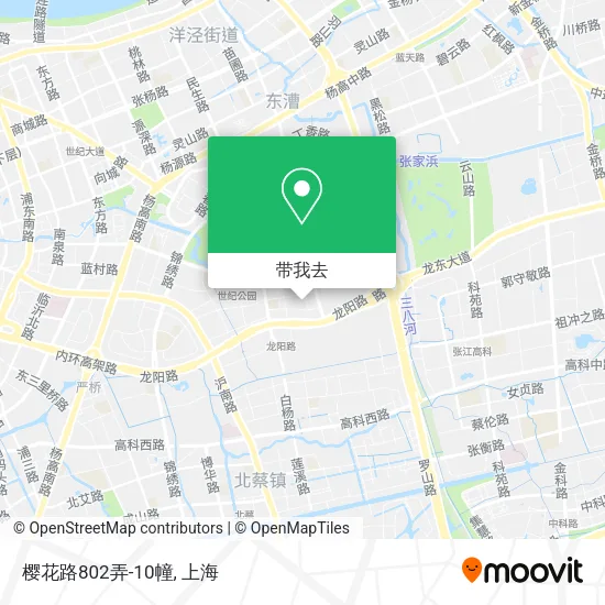 樱花路802弄-10幢地图