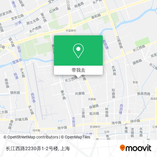 长江西路2230弄1-2号楼地图