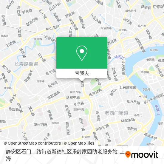 静安区石门二路街道新德社区乐龄家园助老服务站地图