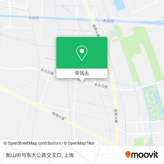 船山街与东大公路交叉口地图