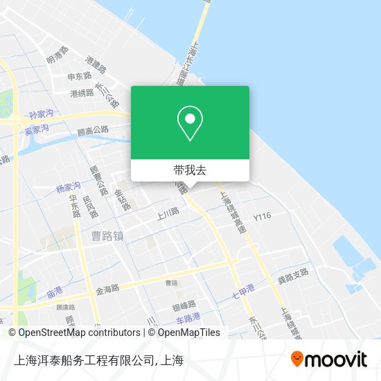 上海洱泰船务工程有限公司地图