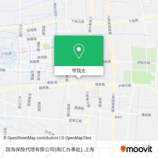 国海保险代理有限公司(南汇办事处)地图