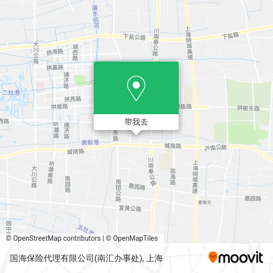 国海保险代理有限公司(南汇办事处)地图