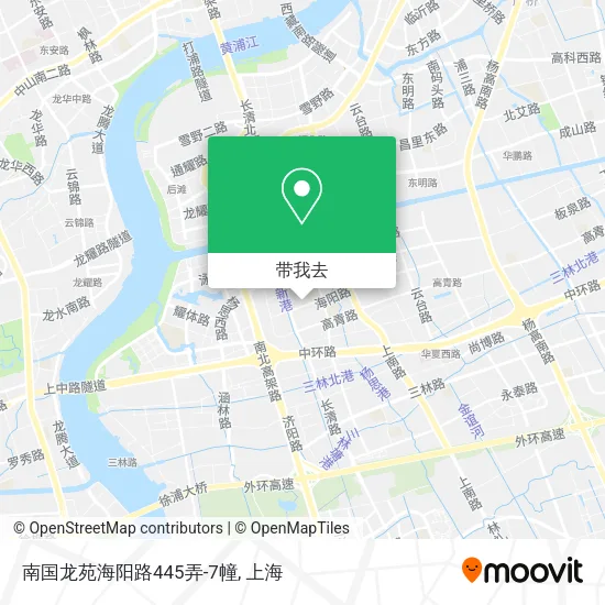 南国龙苑海阳路445弄-7幢地图