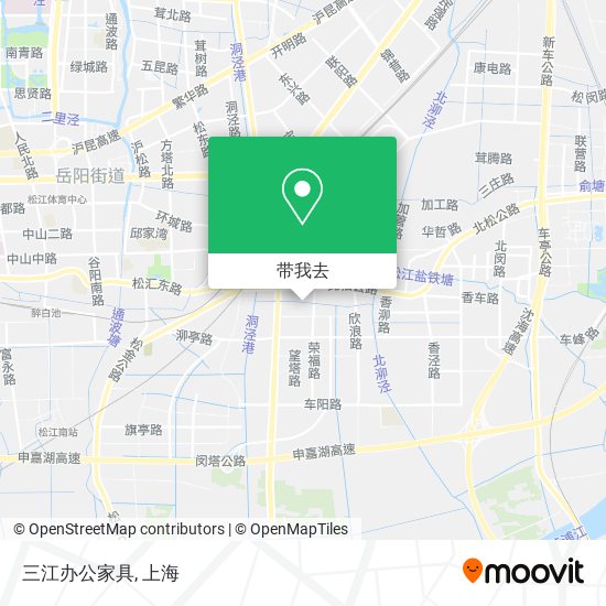 三江办公家具地图