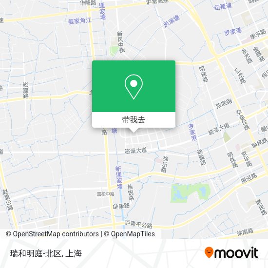 瑞和明庭-北区地图