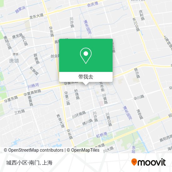 城西小区-南门地图