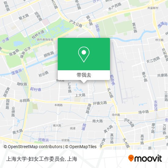 上海大学-妇女工作委员会地图