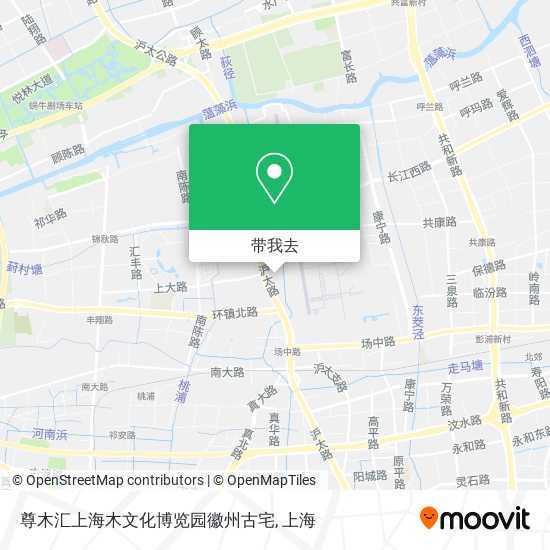尊木汇上海木文化博览园徽州古宅地图