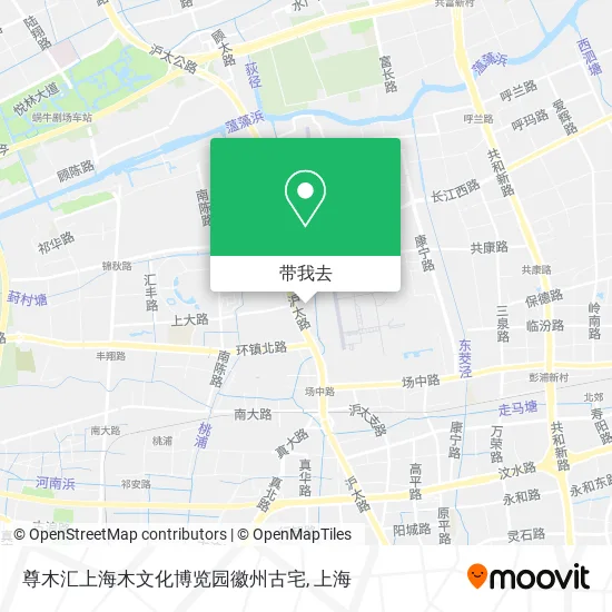 尊木汇上海木文化博览园徽州古宅地图