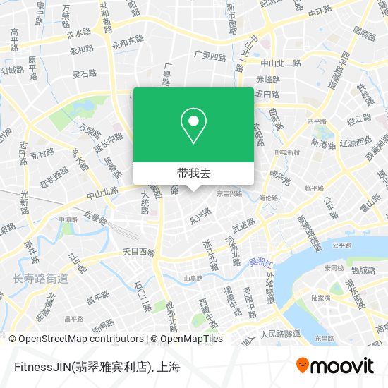 FitnessJIN(翡翠雅宾利店)地图