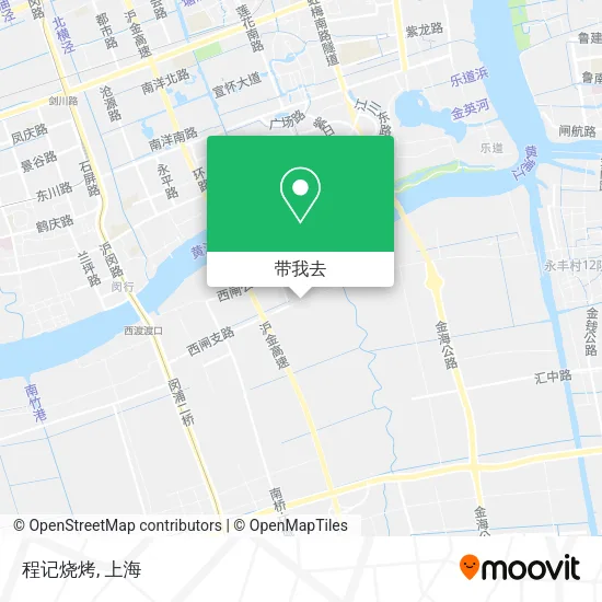 程记烧烤地图