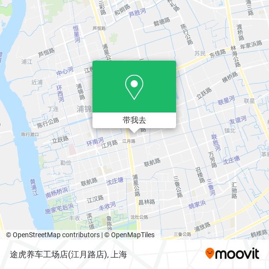 途虎养车工场店(江月路店)地图