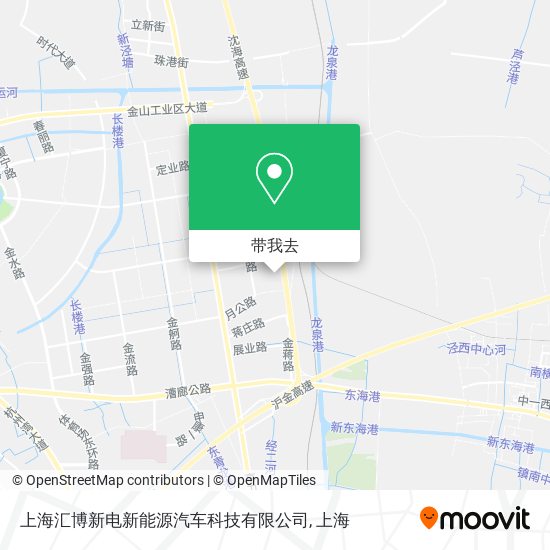 上海汇博新电新能源汽车科技有限公司地图