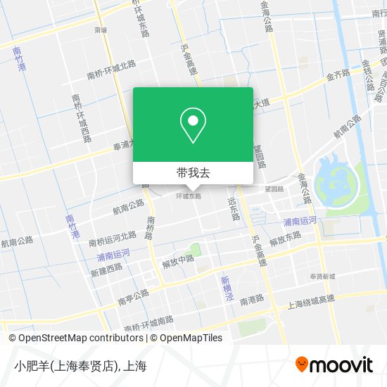 小肥羊(上海奉贤店)地图