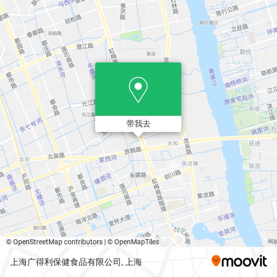 上海广得利保健食品有限公司地图