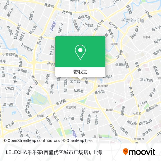 LELECHA乐乐茶(百盛优客城市广场店)地图