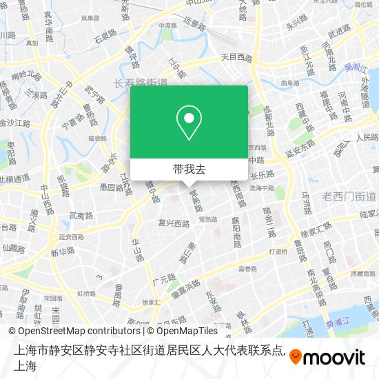 上海市静安区静安寺社区街道居民区人大代表联系点地图