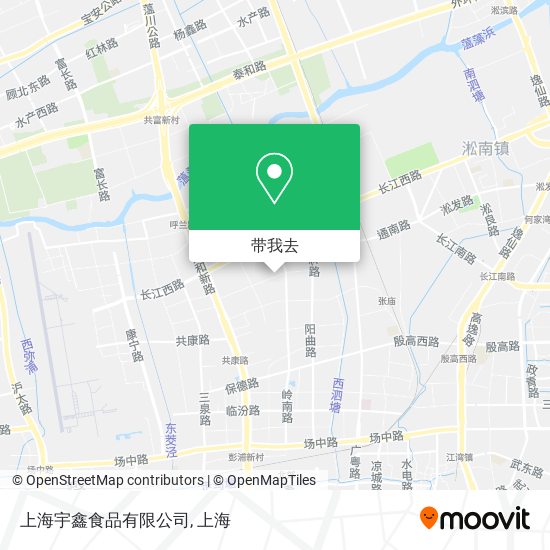 上海宇鑫食品有限公司地图