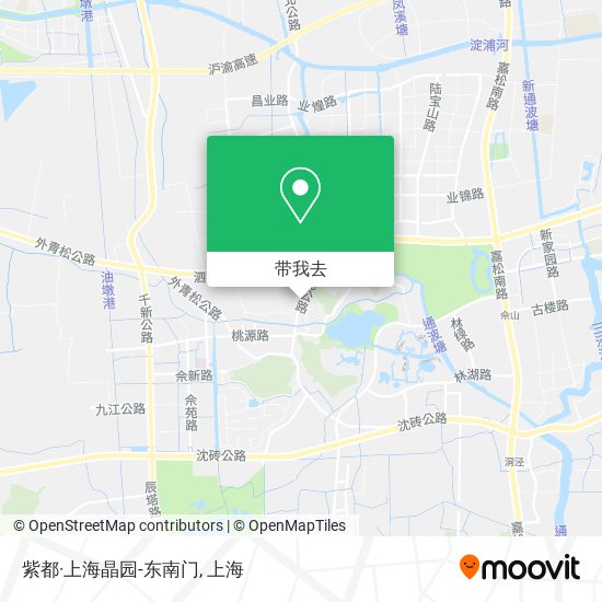 紫都·上海晶园-东南门地图