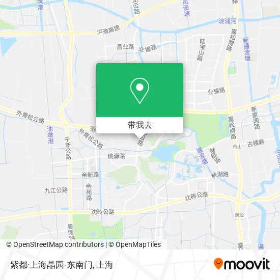 紫都·上海晶园-东南门地图