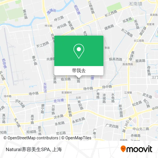 Natural养容美生SPA地图