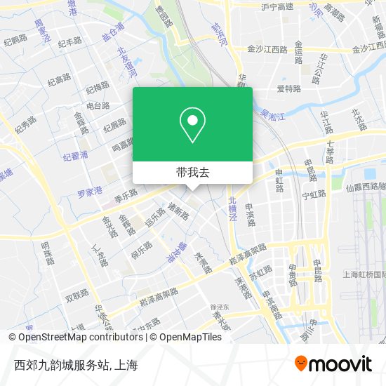 西郊九韵城服务站地图