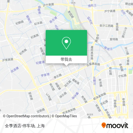 全季酒店-停车场地图